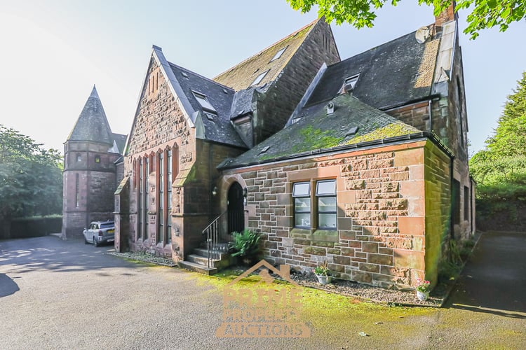 Main view of property at Flat 9 Ranfurly Church 41 Prieston Road, Bridge of Weir, PA11 3AQ