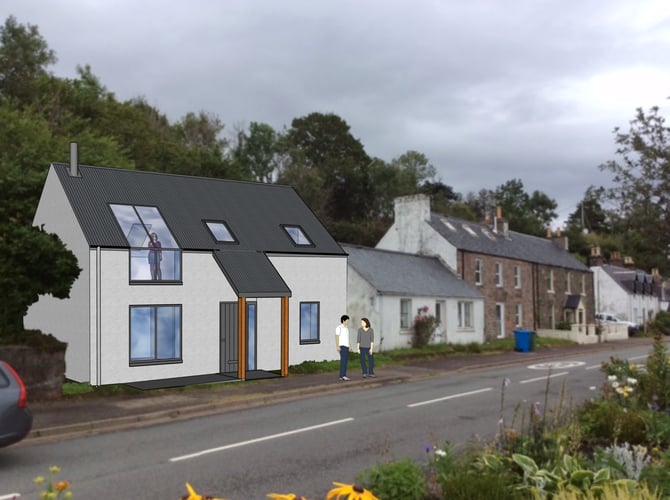 Main view of property at Plot At Main Street, Lochcarron, Strathcarron, IV54 8YB