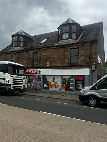 Main view of property at 19-21 Castle Street, Sanquhar, DG4 6AB