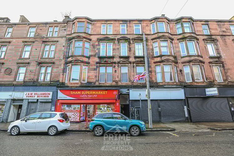 Main view of property at 3/3, 24 Dalmarnock Road, Glasgow, G40 4AA