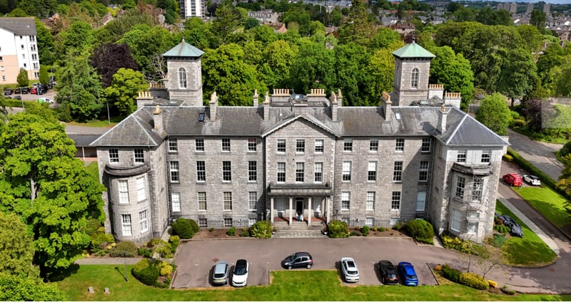 Main view of property at 27 Elmhill House Shaw Crescent, Aberdeen, AB25 3BT