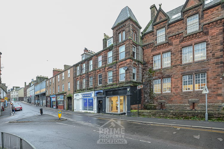 Main view of property at 107 English Street, Dumfriesshire, DG1 2DA