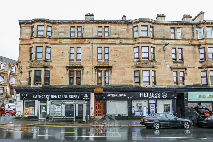 Main view of property at 3/2 587 Cathcart Road, Glasgow, G42 8AD