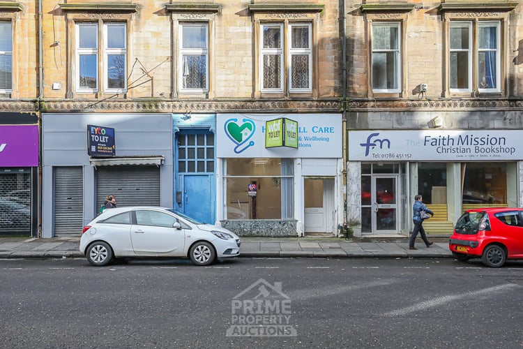 Main view of property at 38 Barnton Street, Stirling, FK8 1NA