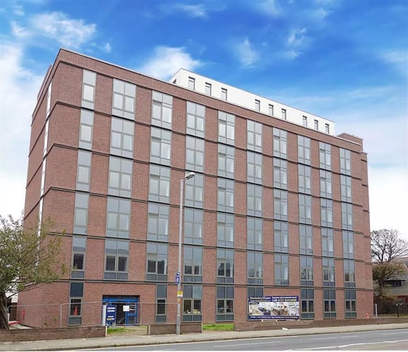 Main view of property at Apartment 9, 16 Crosby Road, North Waterloo, Liverpool, L22 0AD