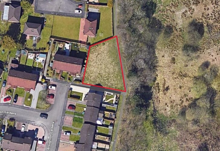 Main view of property at Land Near Broughton Gardens, Glasgow, G23 5NQ