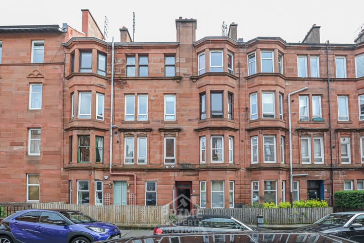 Main view of property at 24 Apsley Street, Glasgow, G11 7ST