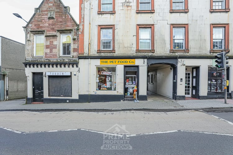 Main view of property at The Pet Food Co 27 High Street, Maybole, KA19 7AB
