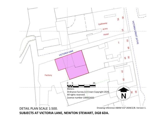 Preview of property Yard & Building Victoria Lane, Newton Stewart, DG8 6DA