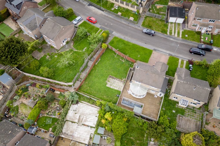 Main view of property at Land At 19 Lichfield Mount, Bradford, BD2 1NX