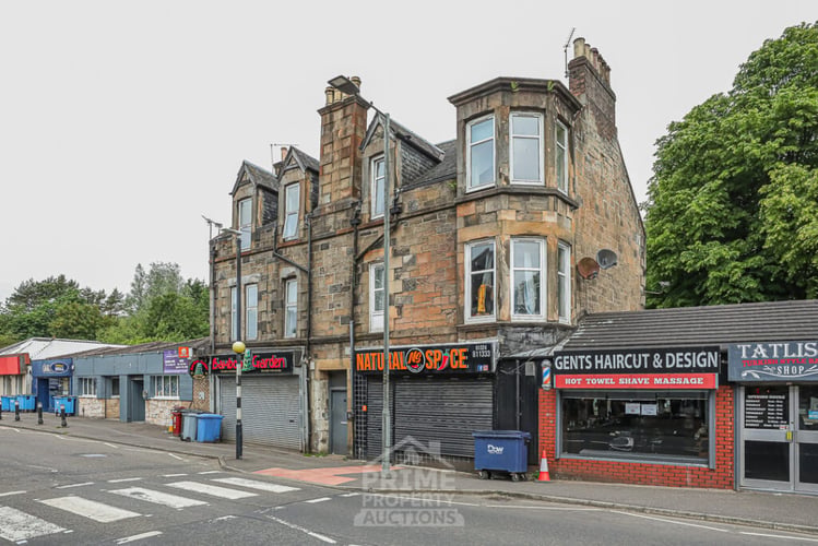 Main view of property at 4D High Street, Bonnybridge, FK4 1DA