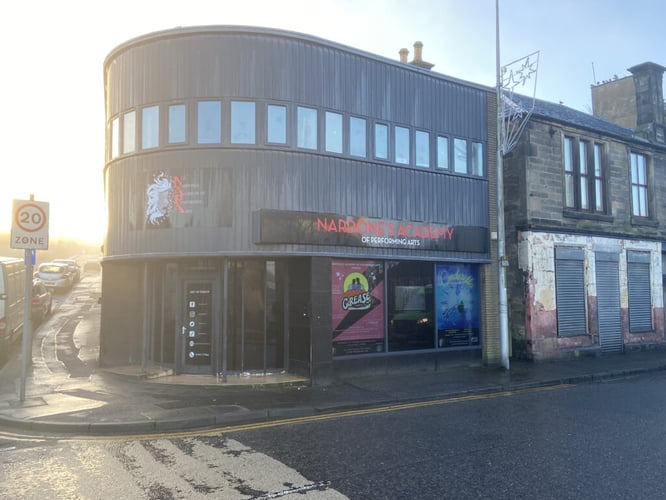 Main view of property at Nardones Academy Of Performing Art 112-114 Main Street, Lochgelly, KY5 9AA