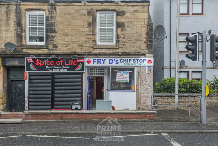 Main view of property at FryD's Stop 56 Mary Street, Falkirk, FK2 9PP