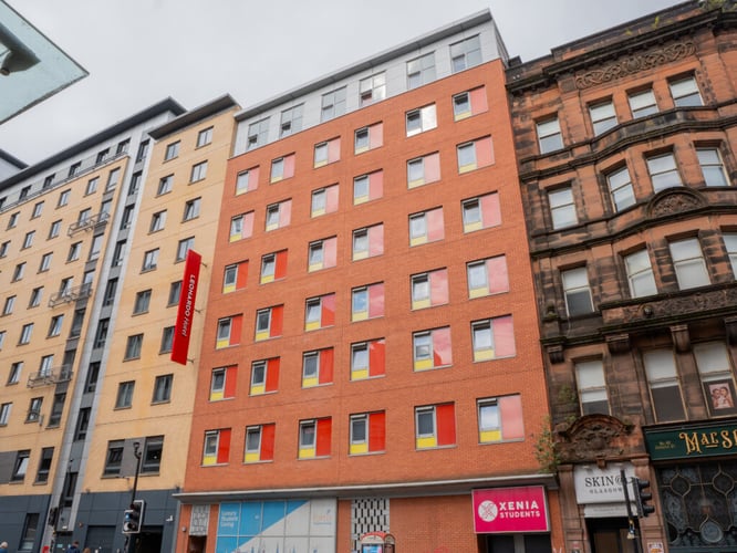 Main view of property at Xenia Student 58 Jamaica Street, 102, Glasgow, G1 4QG
