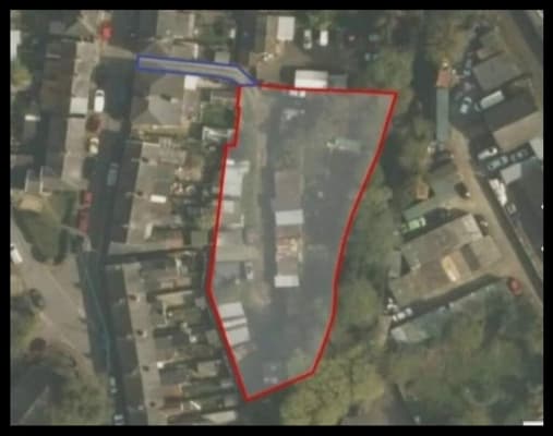Preview of property Land Lying East Of 16 To 52 Regent Street, Stowmarket, Suffolk, IP14 1RJ
