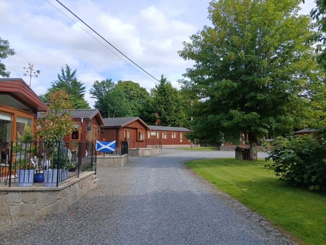 Main view of property at Lodge 5A Grand Eagles Lodge, Nether Coull, Auchterarder, PH3 1ET
