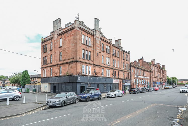 Main view of property at 583 London Road, Flat 2/1, Glasgow, G40 1NE
