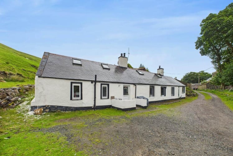 Main view of property at Glendyne Cottage Wanlockhead, Biggar, ML12 6UY
